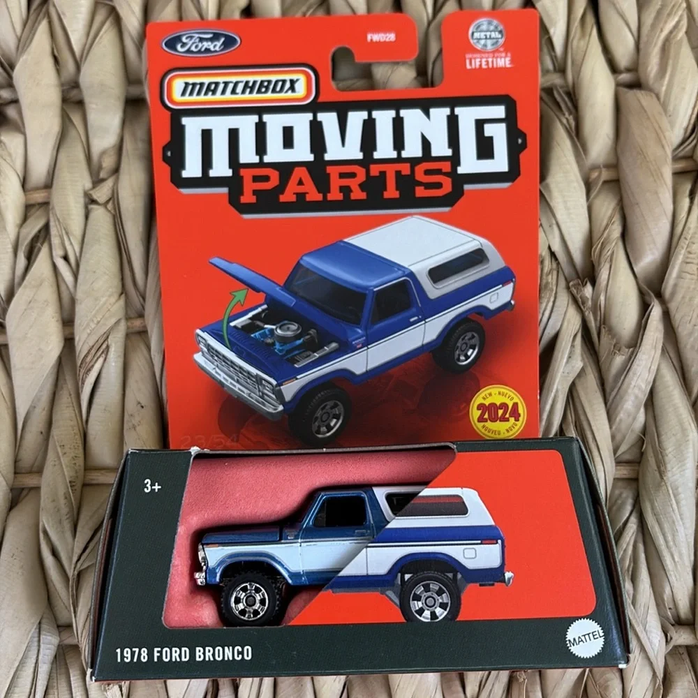 1978 Ford Bronco 70s Truck MatchBox SUV Moving Parts Sport Utility Vehicle 2024🆕